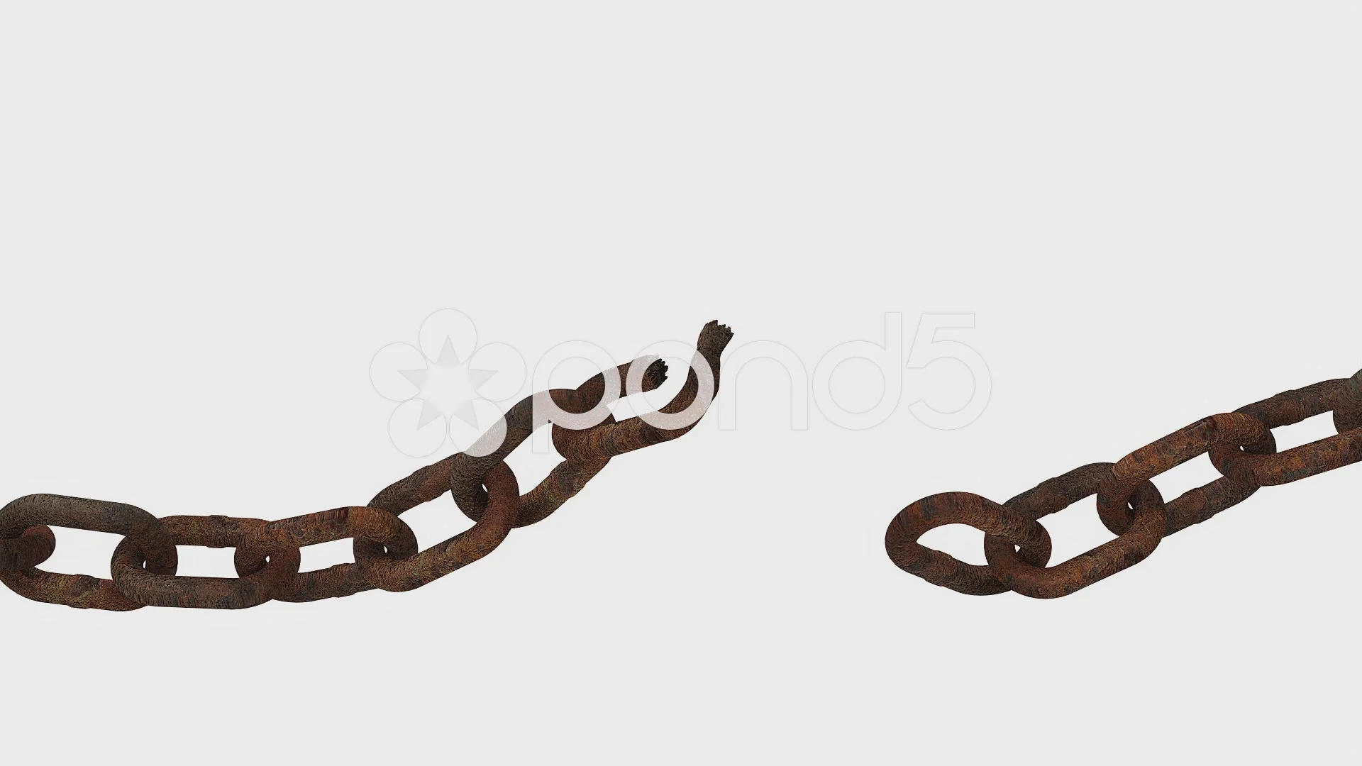 Rusty Black Heavy Cast Iron Chain. Stock Video - Video of chain, close:  93009879