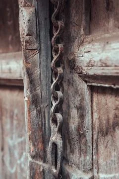 Rusty Chain Lock Stock Photos