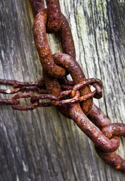 Rusty chain Stock Photos