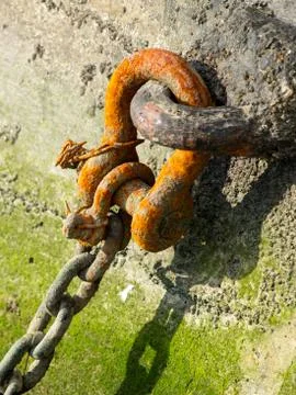 Rusty chain Stock Photos