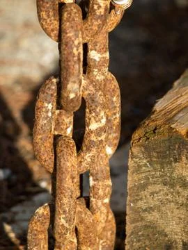 Rusty chain Stock Photos
