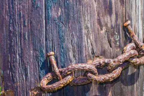 Rusty chain Stock Photos