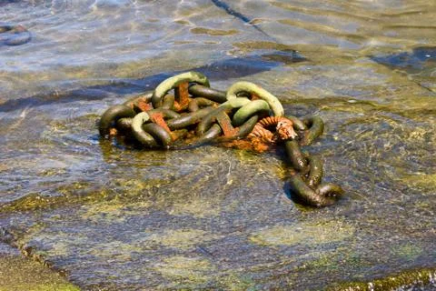 Rusty chain Stock Photos