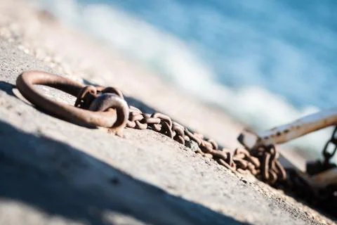 Rusty chain Stock Photos
