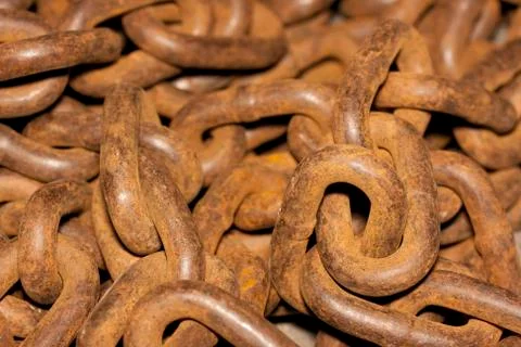 Rusty Chain 스톡 사진