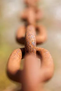 Rusty Chain 写真素材