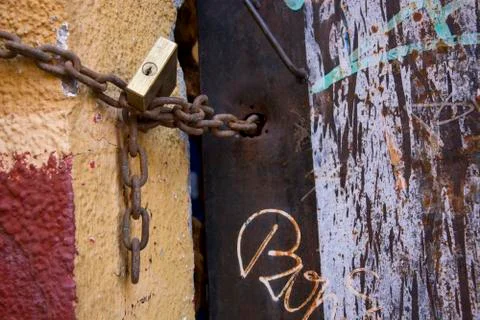 Rusty chain Stock Photos