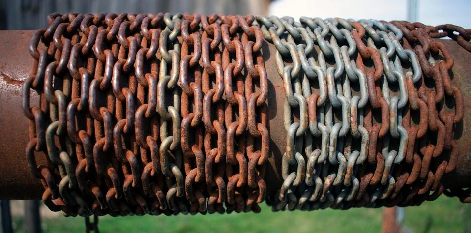 Rusty chain Stock Photos