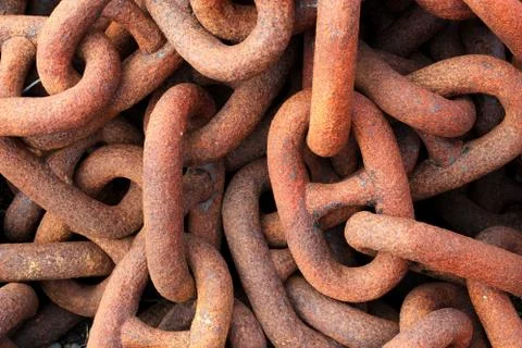 Rusty Chains Stock Photos