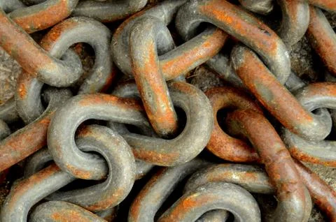 Rusty Chains Stock Photos