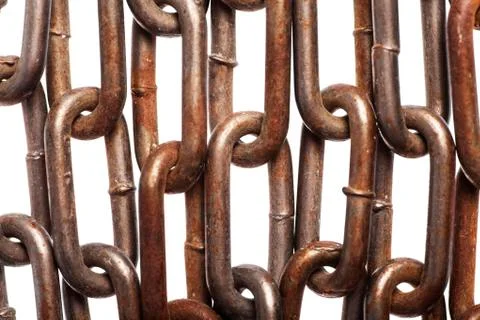 Rusty chains Stock Photos