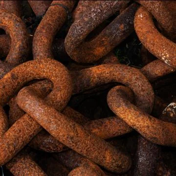 Rusty Chains Stock Photos