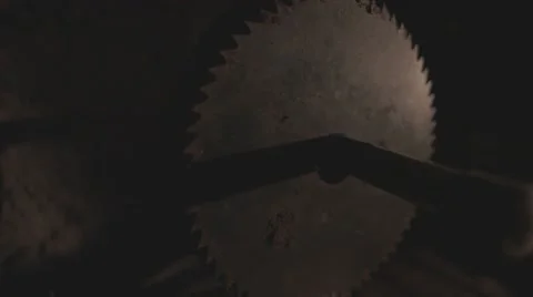 Rusty circular saw blades - Flat picture Stock Footage 67452434