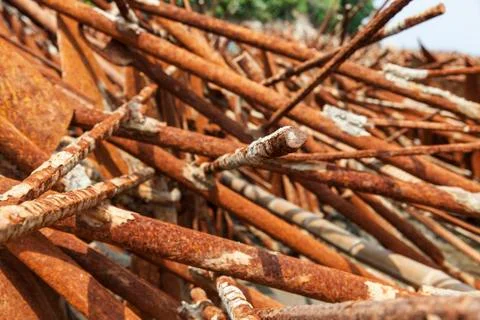 Rusty Coastal Structure Stock Photos