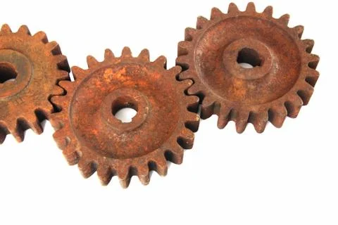 Rusty cogs Stock Photos