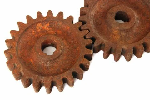 Rusty cogs Stock Photos
