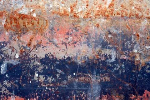 Rusty-colored grunge background Stock Photos