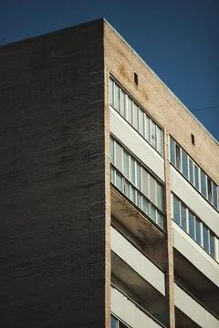 Rusty concrete balconies Stock Photos