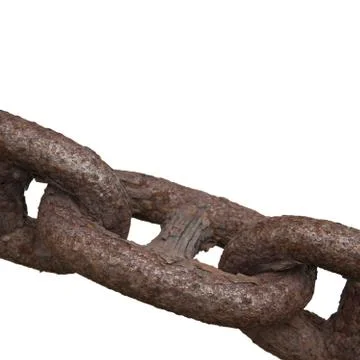 Rusty connection Foto stock