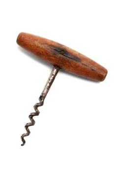 Rusty corkscrew Stock Photos