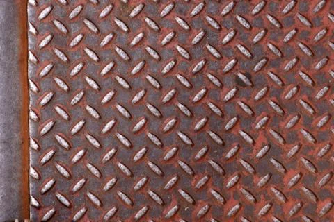 Rusty Diamond Plate Stock Photos