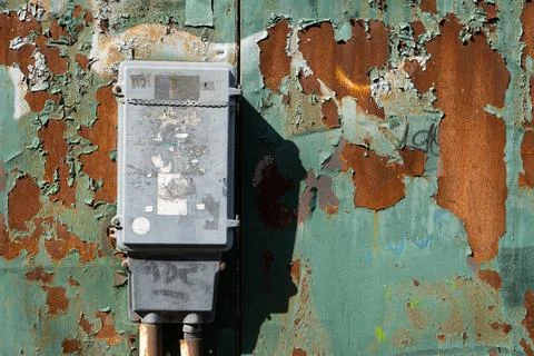 Rusty dirty wall texture Stock Photos