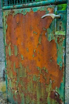 Rusty Door front Stock Photos