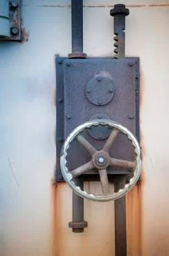 Rusty door lock Stock Photos
