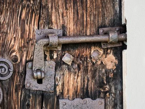 Rusty Door Lock Stock Photos