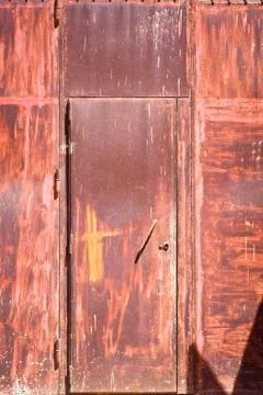 Rusty doorway Stock Photos