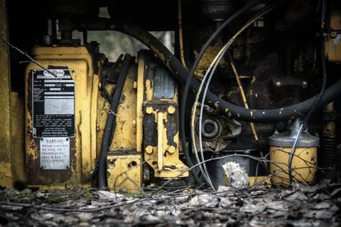 Rusty engine Stock Photos