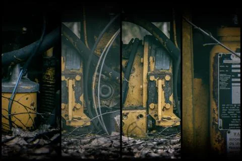 Rusty engine Stock Photos