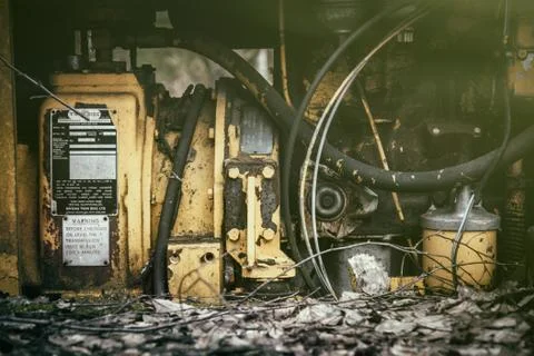 Rusty engine Stock Photos