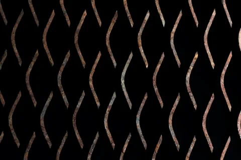 Rusty expanded metal Stock Photos