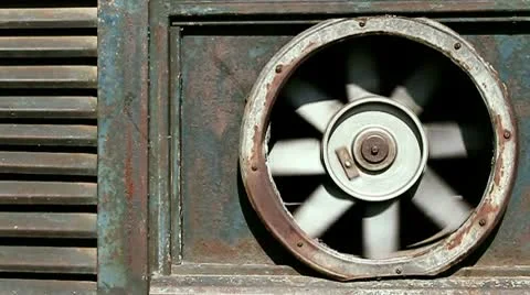 Rusty fan 스톡 동영상 10774052