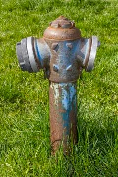 Rusty fire hydrant Stock Photos