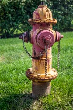 Rusty Fire Hydrant 스톡 사진