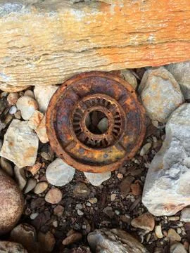 Rusty Flywheel Stock Photos