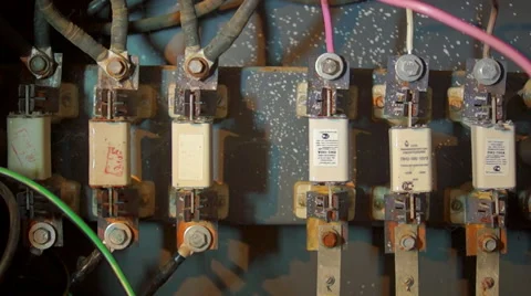 Rusty fuses rotation angle Stock Footage 45588368
