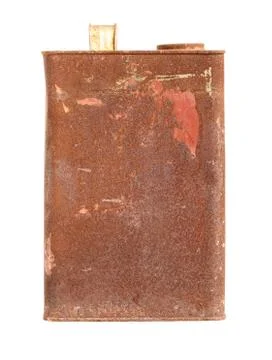 Rusty gallons can Stock Photos