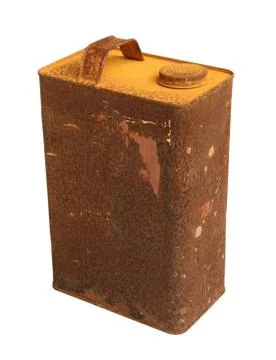 Rusty gallons can Stock Photos