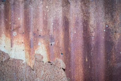 Rusty galvanized iron background and texture. Old abstract background. Stock Photos