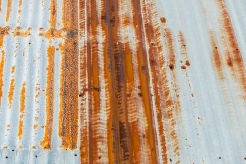 Rusty galvanized pattern Stock Photos