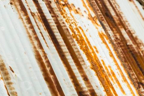 Rusty galvanized pattern Stock Photos