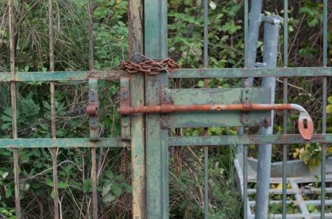Rusty gate Stock Photos