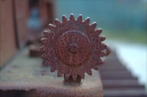 Rusty gear Stock Photos