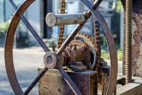 Rusty gear Stock Photos