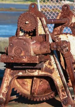 Rusty gearing Stock Photos