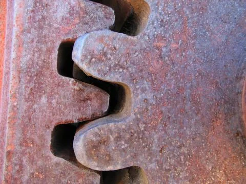 Rusty gears Stock Photos