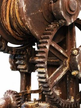 Rusty gears Stock Photos